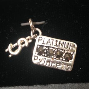 Marcasite sterling silver charm